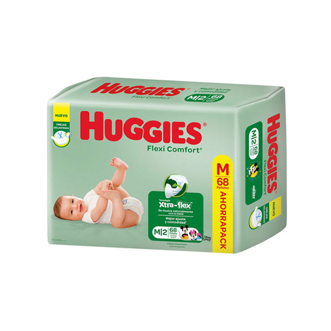 Pañales Huggies Flexi Comfort Recién Nacido Talle P 50 Uds