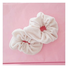 Scrunchie Velvet Natural