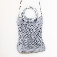 BAG GLITTER SILVER