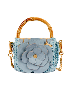 BAG BABY FLOWER BABY BLUE