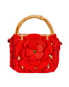 BAG BABY FLOWER RED