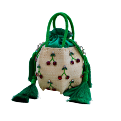 BOLSA KIKI CEREJA VERDE - comprar online