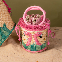 BOLSA BUCKET FLAMINGO - comprar online