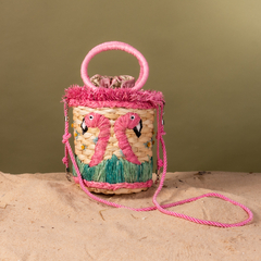 BOLSA BUCKET FLAMINGO na internet