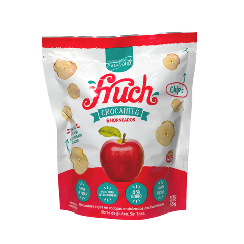 Snack Crocantes de Manzana Roja Fruch 35g