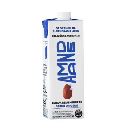 Leche de almendras sabor original Amande 1L