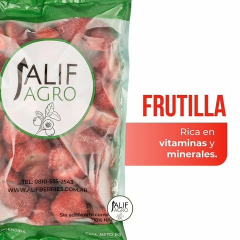 Frutillas congeladas Alif Agro 1kg