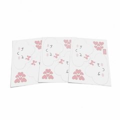 Combo Chuva de Amor Rosa KIT Com Enfeite de Porta MDF - comprar online