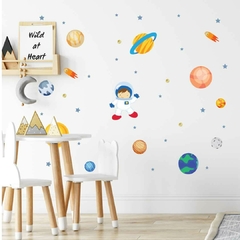 Combo Astronauta KIT Com Enfeite de Porta MDF - comprar online