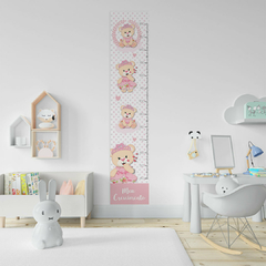 Combo Ursinha Princesa Realeza KIT Com Enfeite de Porta MDF - Mamãe Decoradora - Quadros, Placas e Adesivos.