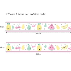 FRUTINHAS FAIXA ADESIVA DECORATIVA DE PAREDE INFANTIL BEBÊ na internet