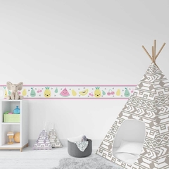 FRUTINHAS FAIXA ADESIVA DECORATIVA DE PAREDE INFANTIL BEBÊ - comprar online