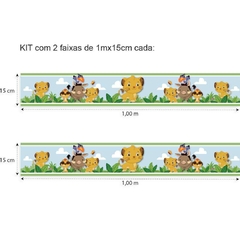 Combo Rei Leao KIT Com Enfeite de Porta MDF - Mamãe Decoradora - Quadros, Placas e Adesivos.