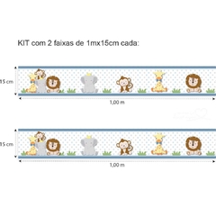 2 FAIXAS BORDER ADESIVO PAREDE SAFÁRI ESCANDINAVO na internet