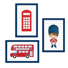 LONDRES PLACAS DECORATIVAS INFANTIL