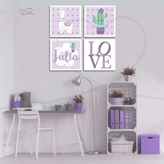 LHAMA ALPACA LOVE FLOR KIT PLACAS DECORATIVAS - comprar online