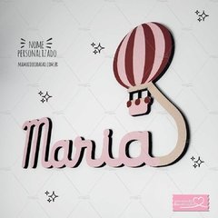 BALÃO NOME MDF DECORATIVO MENINA - comprar online