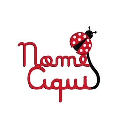 JOANINHA NOME MDF DECORATIVO - comprar online