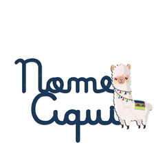 LHAMA NOME MDF DECORATIVO - comprar online