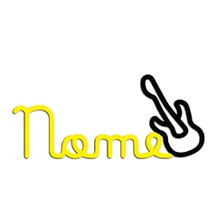 GUITARRA NOME MDF DECORATIVO - comprar online