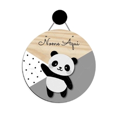 PANDA ENFEITE PORTA DE MATERNIDADE NOME MENINO - comprar online