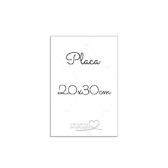 PLACA DECORATIVA 20X30 QUARTO INFANTIL - comprar online