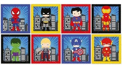 SUPER HERÓIS BABY INFANTIL PLACAS DECORATIVAS QUARTO