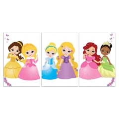 PRINCESAS KIT PLACAS DECORATIVAS