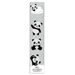 URSINHO PANDA RÉGUA DE CRESCIMENTO ADESIVO DECORATIVO DE PAREDE - comprar online