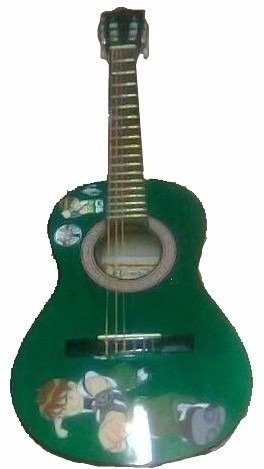 Guitarra Gracia Tamaño Mini Niño Verde Modelo Ben10