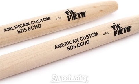 Palillos Vic Firth Sd5 Punta Redonda American Custom Echo - comprar online