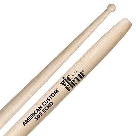 Palillos Vic Firth Sd5 Punta Redonda American Custom Echo