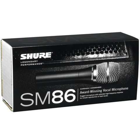 Shure Sm86 Micrófono Vocal Condenser Cardioide - comprar online