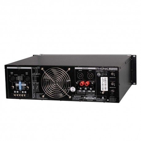 Phonic Xp5000 Amplificador Potencia 5000 Watt Power Amplifi - comprar online