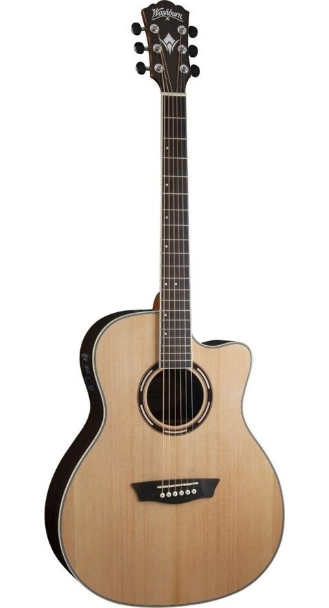 Washburn Ag70 Ce Guitarra Electroacustica Natural - comprar online