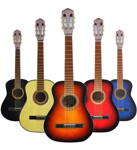 Guitarra Criolla Niño Mediana 3/4 Colores Envio Gratis