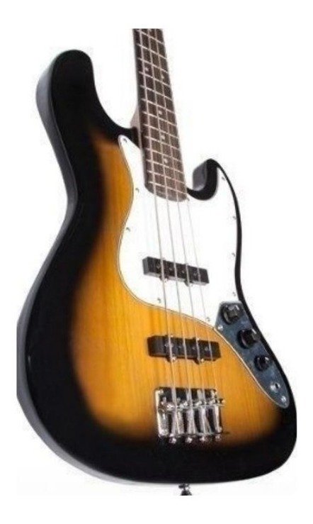 Bajo Electrico Texas E81 2ts 4 Cuerdas Tipo Jazz Bass Sunb. - comprar online