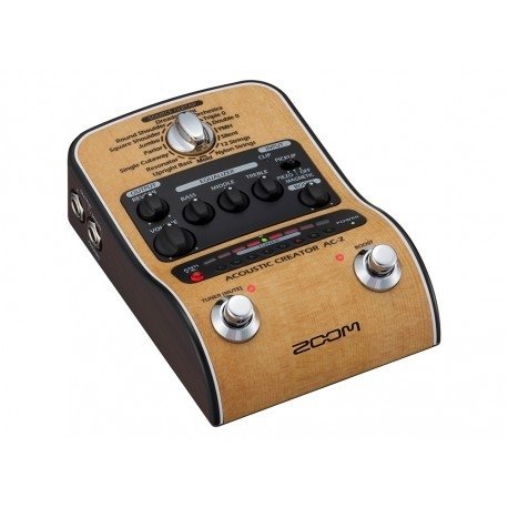 Zoom Ac-2 Pedal Pre Amp Preamplificador De Guitarra Acústica