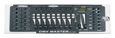 Consola Dmx Pls Dmx-1612 Controlador Iluminación 192 Canales