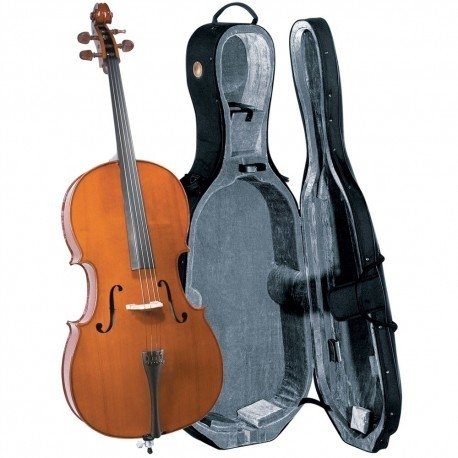 Cello 3/4 Cremona Sc 175 Estuche Pino Maple