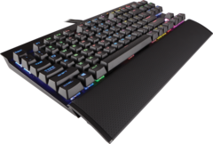 Teclado Corsair K65 RGB Rapidfire Rgb Led Mx Speed Mecanico