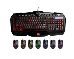 Combo Teclado y Mouse Tt eSPORTS CHALLENGER Prime RGB