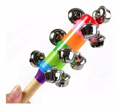 Maracas Sonajero Cascabel Madera Música Para Niños