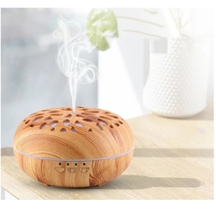 HUMIDIFICADOR AROMATIZADOR CALADO SIMIL MADERA 350ML en internet