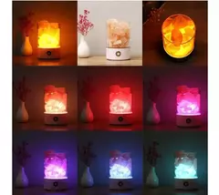 Lámpara De Sal Led Himalaya Usb 7 Colores en internet