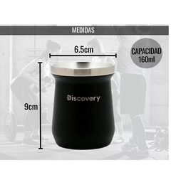 Mate Discovery Vaso Doble Capa Acero Inoxidable Rosa, Negro, Verde, Azul y Agua en internet