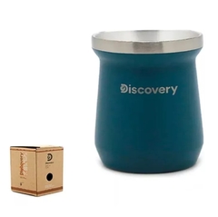 Mate Discovery Vaso Doble Capa Acero Inoxidable Rosa, Negro, Verde, Azul y Agua - tienda online