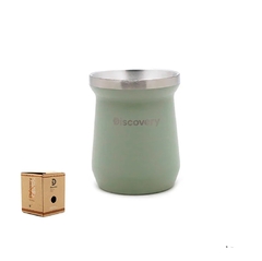 Mate Discovery Vaso Doble Capa Acero Inoxidable Rosa, Negro, Verde, Azul y Agua - Take it