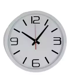 Reloj Gigante Decoracion Pared Analogico 40cm Grande Blanco