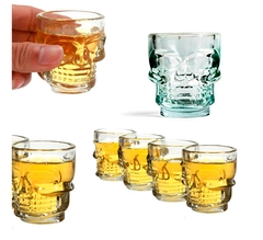 Set de 6 Vasos Shot Calaveras - comprar online